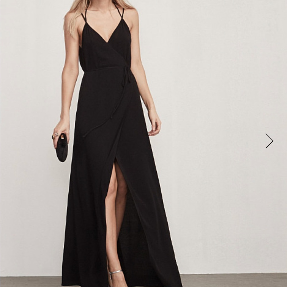 Reformation Seine Dress, Black Brand New. SOLD OUT